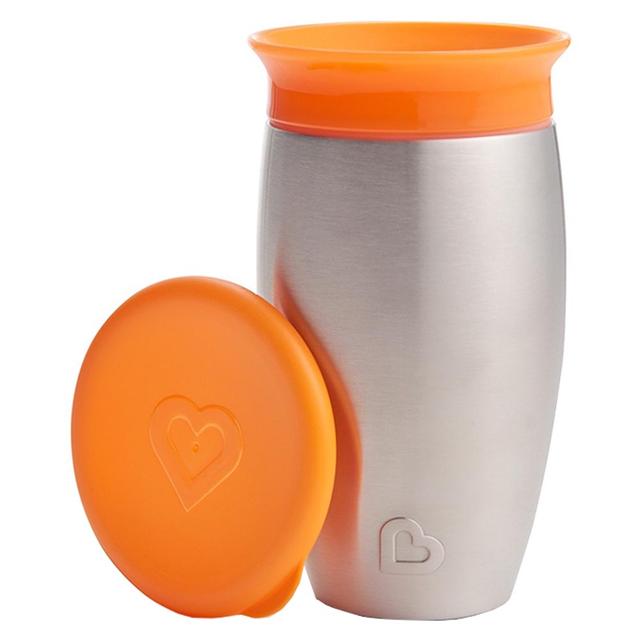 Munchkin - Miracle 360 Stainless Sippy Cup 10oz - Orange