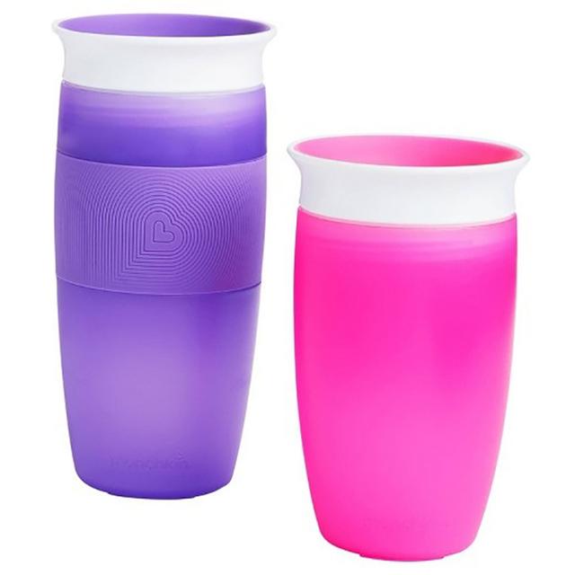 Munchkin - It's a Miracle Sippy Cup Gift Set - Pink & Purple