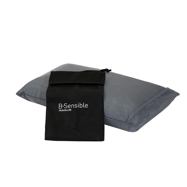 Bsensible - Travel Pillow Pillowcase & Roll-Up Pouch - 46x32cm - Grey