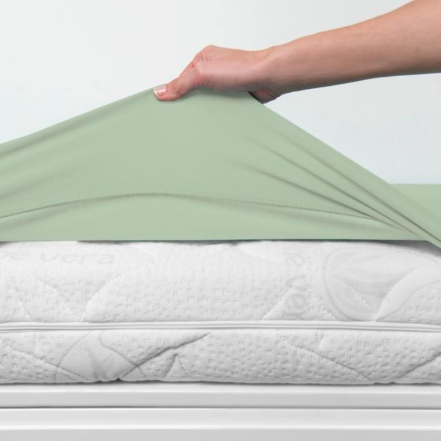 Bsensible - Crib Sheet & Mattress Protector - 60x120cm - Green