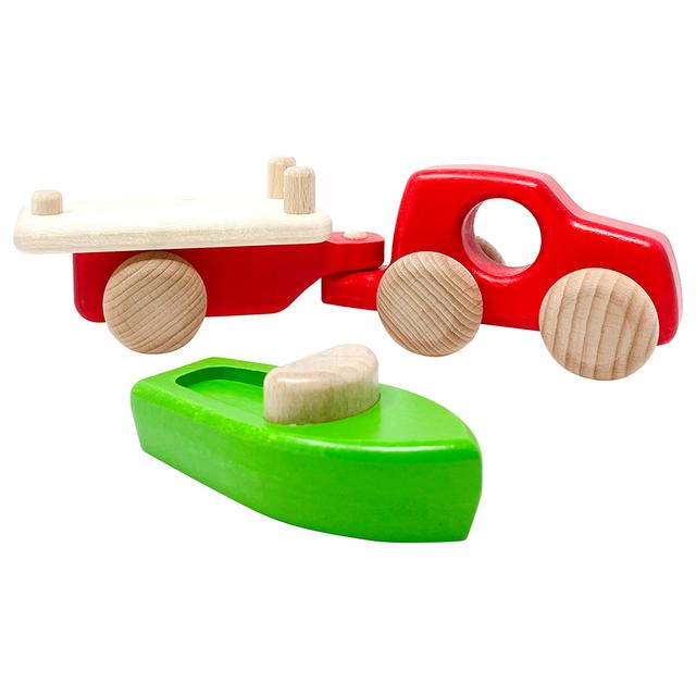 BAJO - 4 Wheel Drive Car & Boat Toy