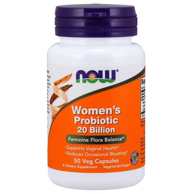 NOW Foods Women's Probiotic 20 Billion 50 Capsules