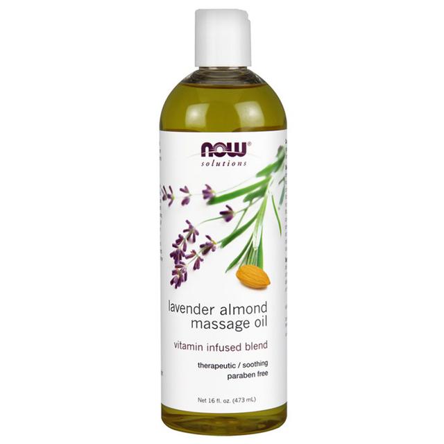 Now Foods - Solutions Lavender Almond Massage Oil - 473ml