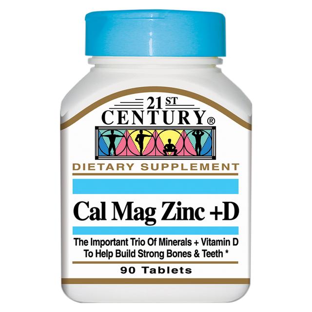 21st Century - Cal Mag Zinc + D 90 Tablets