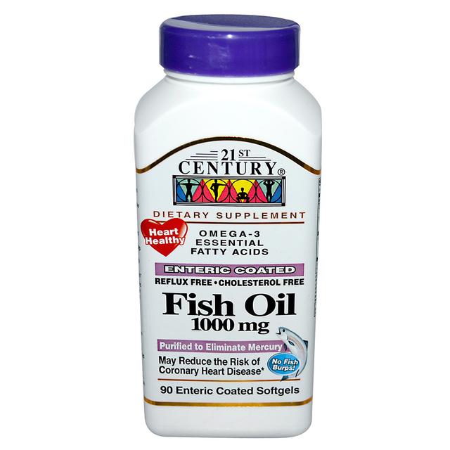 21st Century - Omega 3 Fish Oil 1000mg Softgels 90 Count