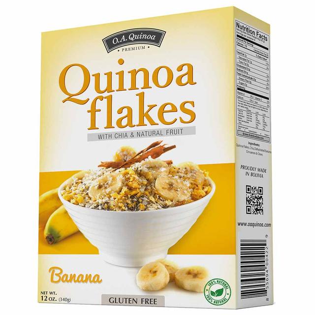 O.A.Quinoa - Flakes - Banana 340g