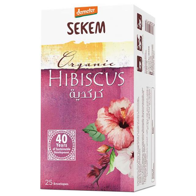 Sekem Organic Hibiscus Tea 25 Envelopes