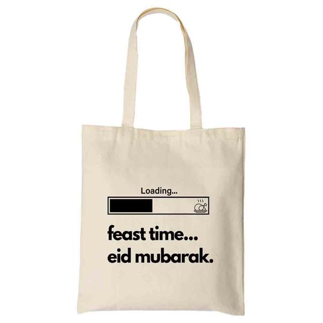 Hilalful - Eid Mubarak Tote Bag - Feast time..