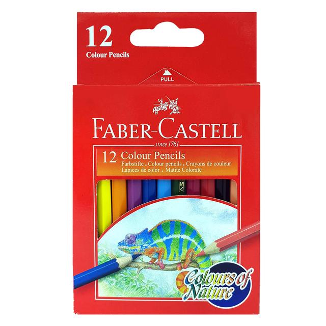 Faber-Castell - Vibrastel Pens Natural Half Size Pack of 12