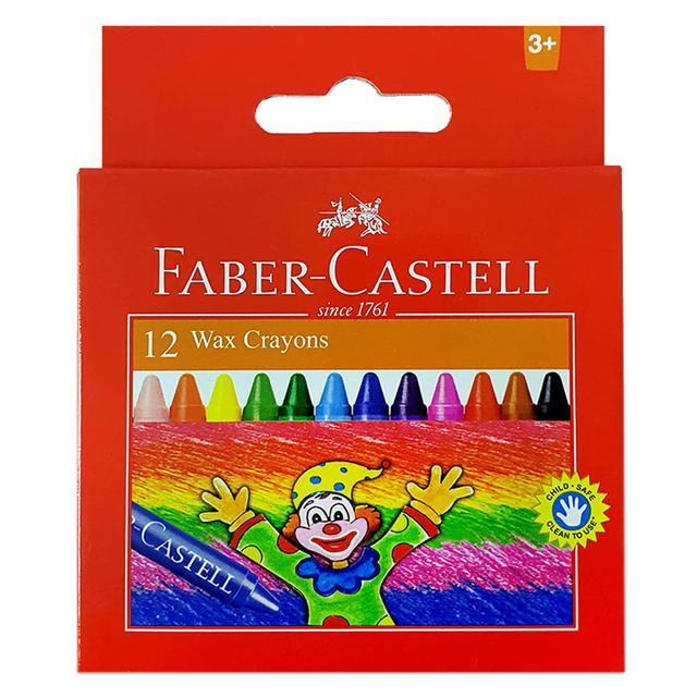 Faber-Castell - Regular Wax Crayons 12pcs