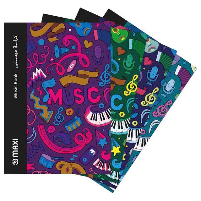 Maxi - 80 Pages Music Book