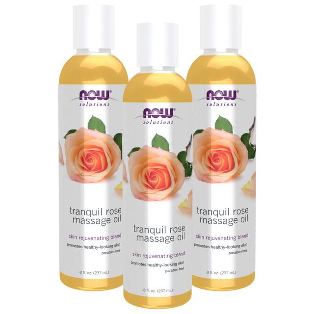 Now Solutions, Tranquil Rose Massage Oi 8 Fl Oz. Pack of 3