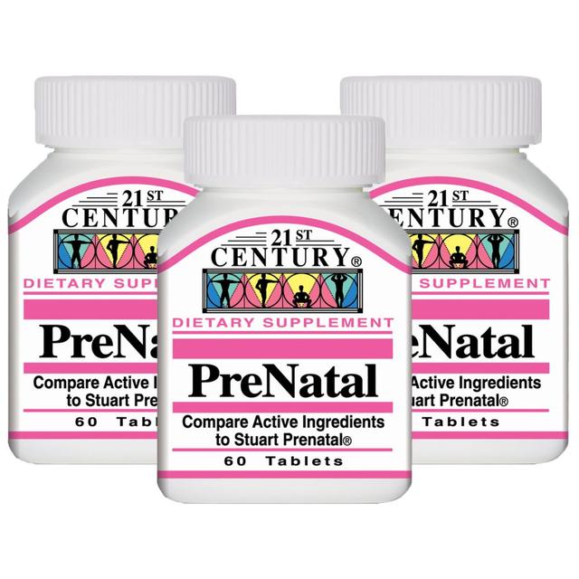 21st Century - Prenatal 60 Tablets Pack of 3