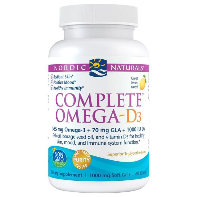 Nordic Naturals - Complete Omega-D3 - 60 Softgels