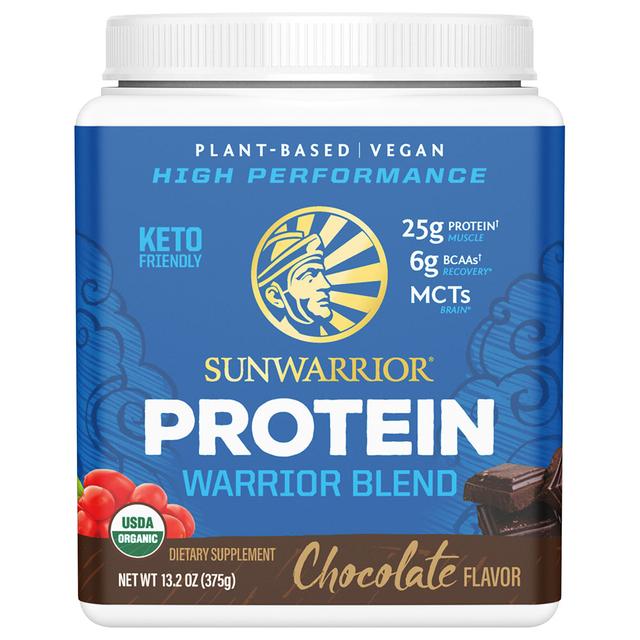 Sunwarrior - Organic Protein Powder - Chocolate - 375G