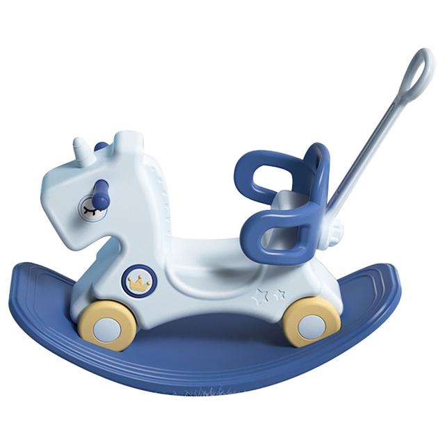 Little Learners - 4-in-1 Kid's Rocking Horse - Blue (Exclusive)