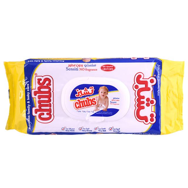 Chubs - Baby Wipes Flow Pack 80'S Sensiti