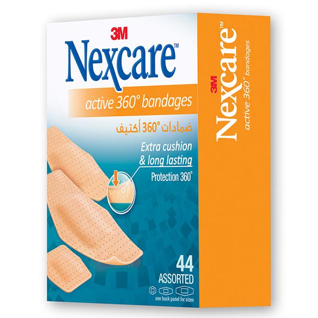 Nexcare - 576-50DP Active Bandages Asst. 44s