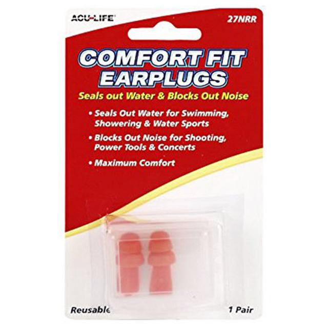 Acu Life - Comfort Fit Silicone Ear Plugs - Assorted Color