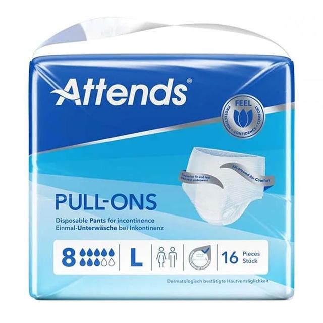 Attends - Pull-Ons 8 Large Pack of 16