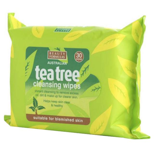 Beauty Formulas - Tea Tree Cleansing Wipes 30's