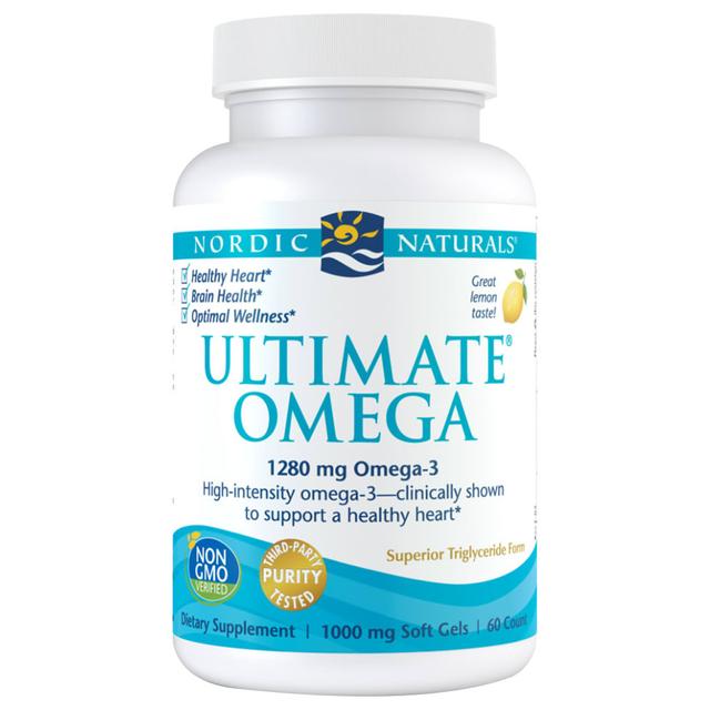 Nordic Naturals - Ultimate Omega Lemon 60 Softgels