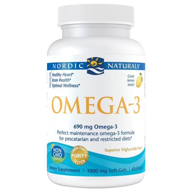 Nordic Naturals - Omega-3 In Fish Gelatin 60s