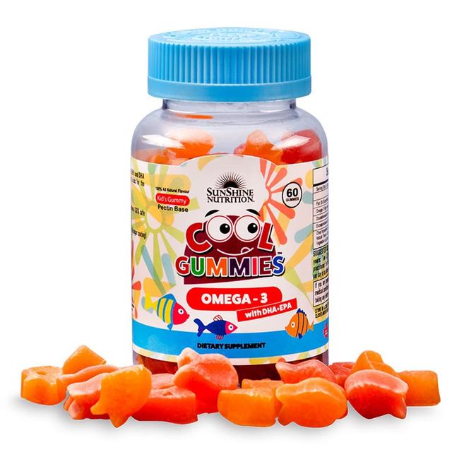 Sunshine Nutrition Cool Gummies Omega3 With Dha/Epa 60's