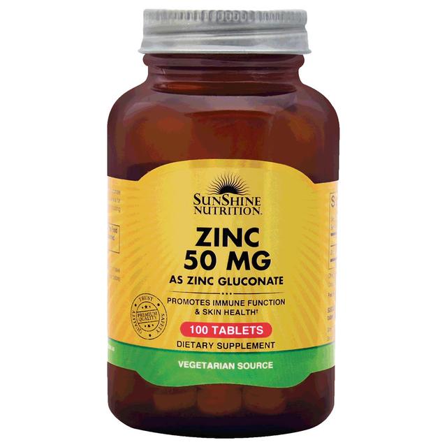 Sunshine Nutrition Zinc 50 Mg 100Tab