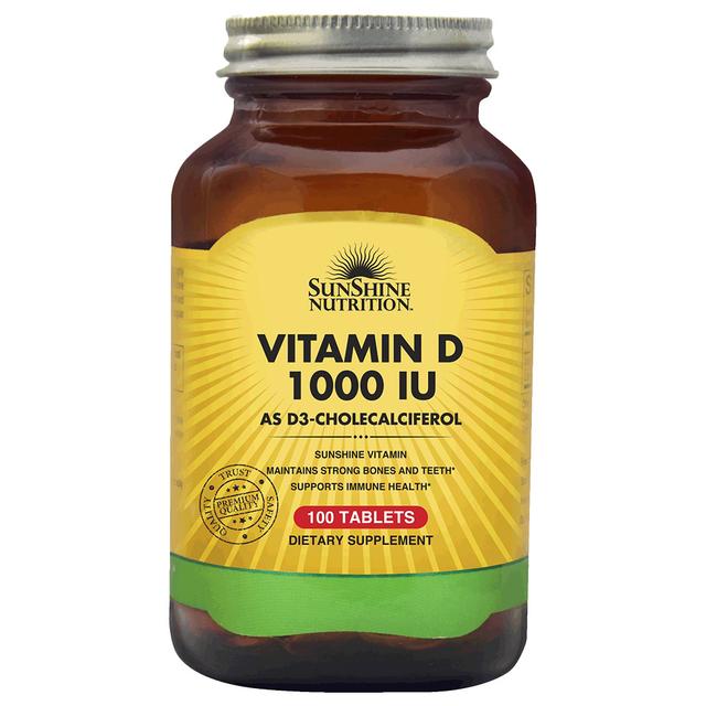 Sunshine Nutrition Vitamin D 1000 Iu 100 Tab