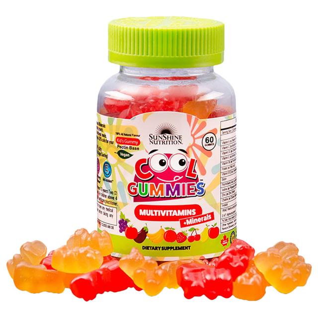 Sunshine Nutrition Cool Gummies Vegan Multivitamin 1+1 Offer