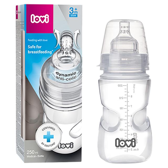 LOVI - Medical+ Bottle With Dynamic Teat 250ML_3m+