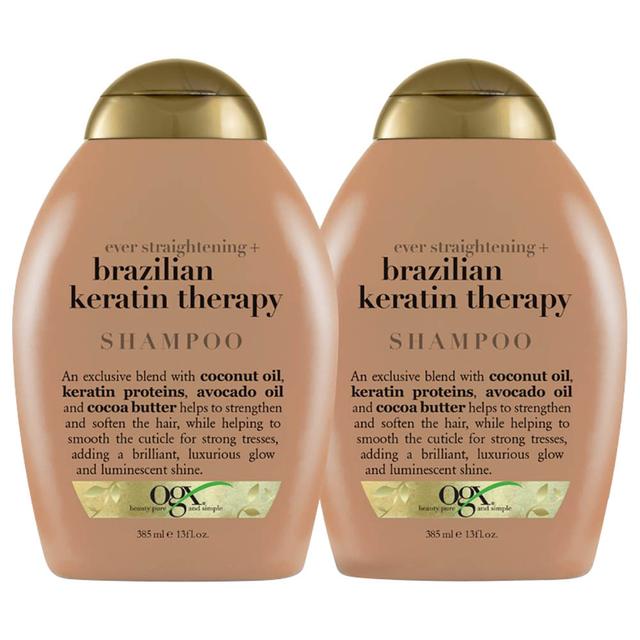 OGX Brazilian Keratin Shampoo Twin Pack Special Offer