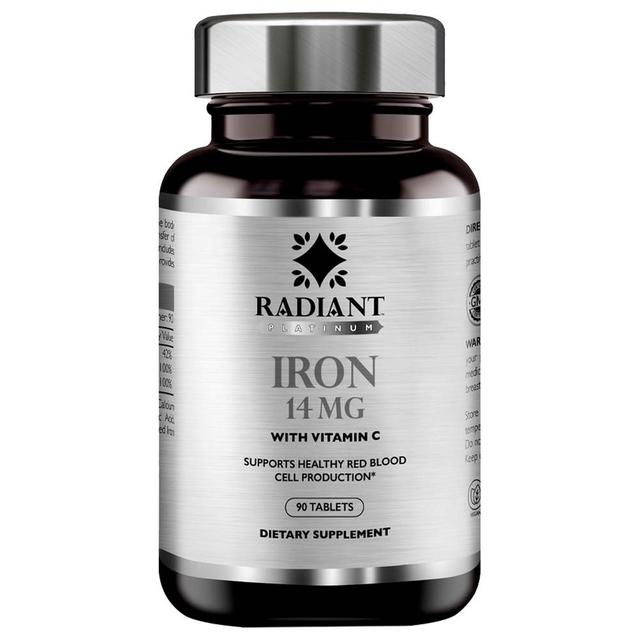 Radiant Platinum - Iron 14Mg W/ Vitamin C 90 Tablets