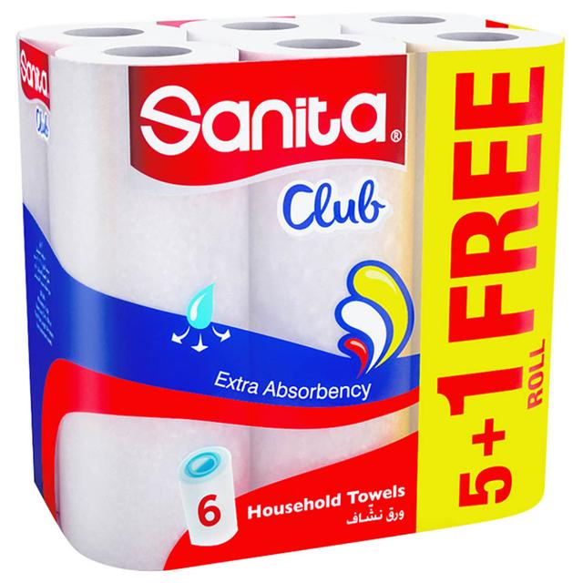 Sanita - Kitchen Towel - 6 Roll - 40 Sheets 