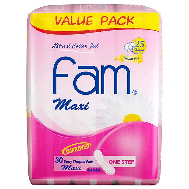 Fam - Sanitary Pad Without Wings Super - 30 Pads