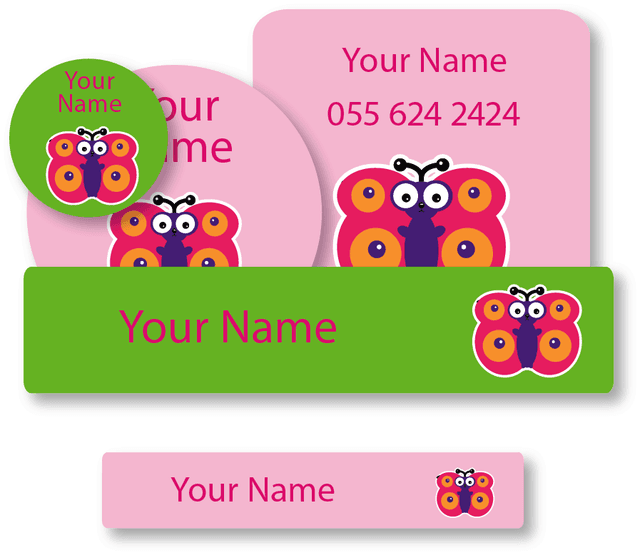 Ladybug - Nursery Labels - Pack of 90