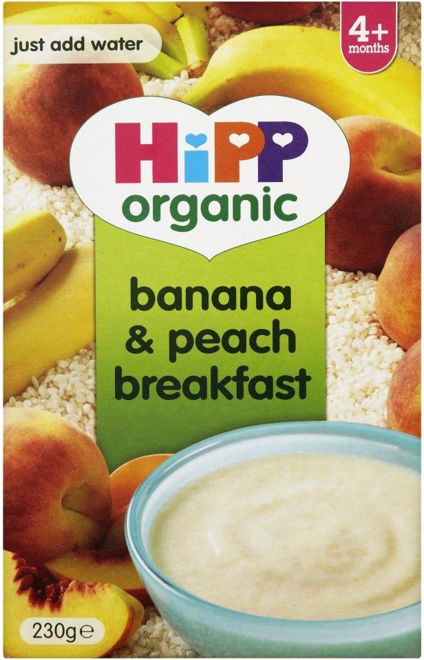 HiPP Organic Banana and Peach Breakfast - 230 g