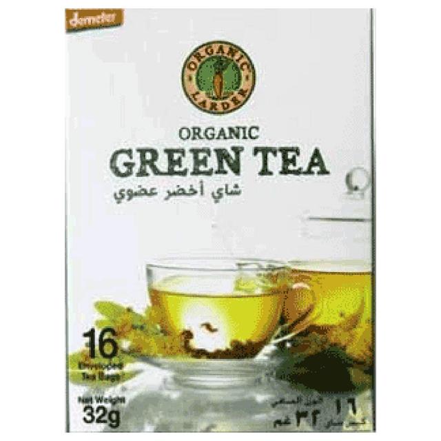 Organic Larder Green Tea 32g