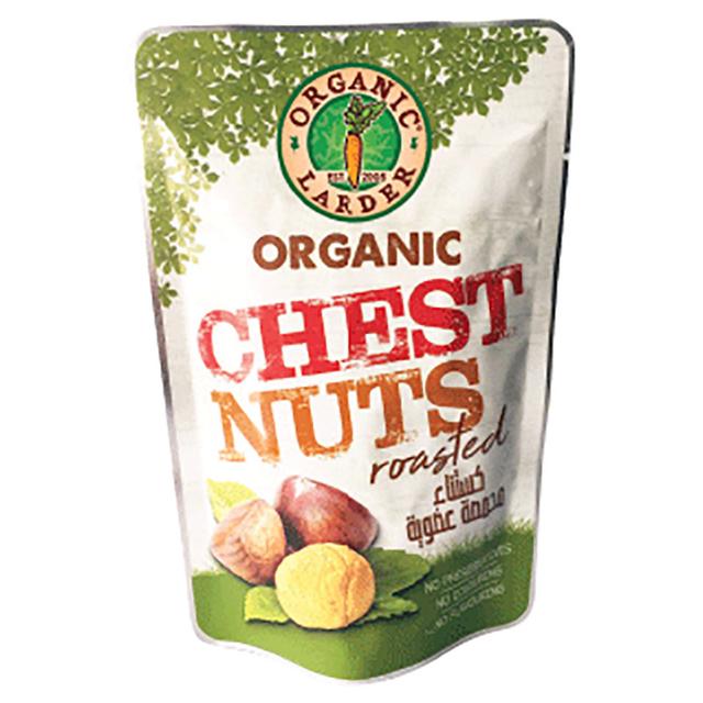 Organic Larder - Organic Roasted Chestnuts - 100g