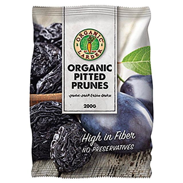 Organic Larder - Organic Dried Prunes - 200g