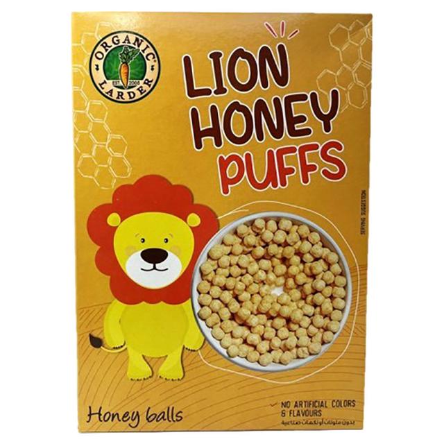 Organic Larder - Organic Lion Honey Puffs - 300g