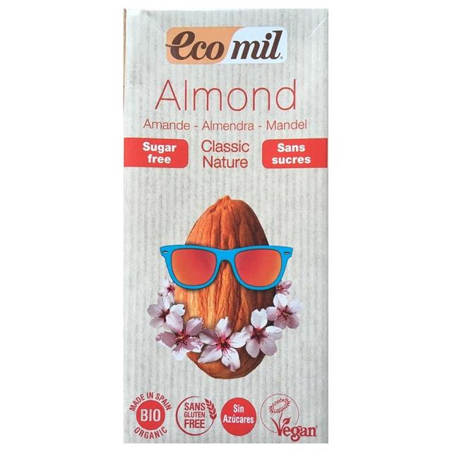 Ecomil Almond Milk Classic Sugar Free 1L