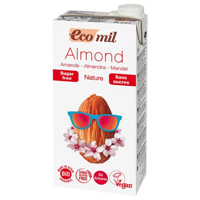 Ecomil Almond Drink Nature Sugars Free 1L