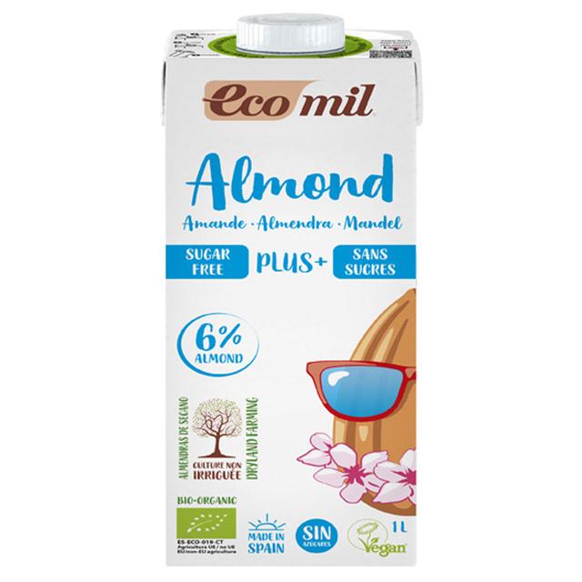 Ecomil Almond Milk Sugar Free Calcium Bio 1L