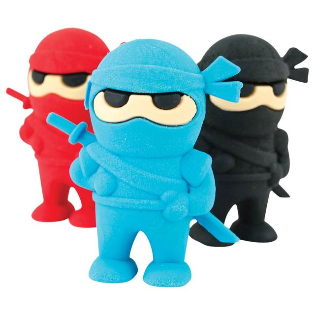 Ooly - Ninja Erasers - Set of 3