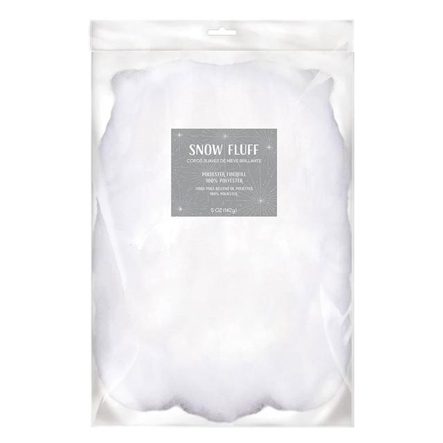 Twinkling Snow Fluff - White