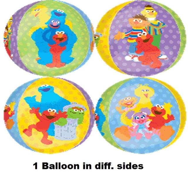 Orbz Sesame Street Balloon - 1pc