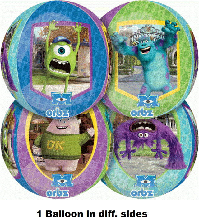 Orbz Monster University Balloon - 1pc