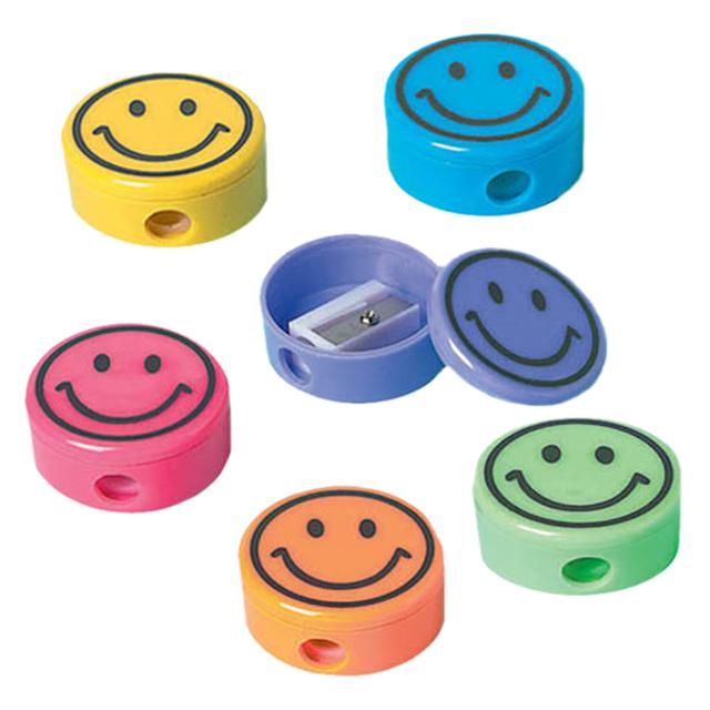 Smile Pencil Sharpener Value Pack 12pcs